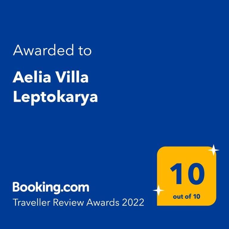 Aelia Villa Leptokarya プラカ・リトホロ エクステリア 写真